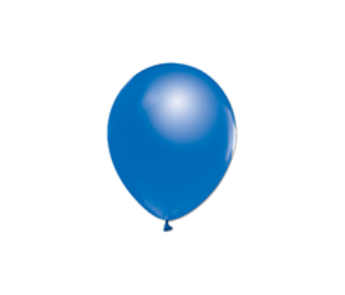 Rota Party Pack of 10 Piece 12 inch Metallic Latex Balloon - Blue - Zoom Image