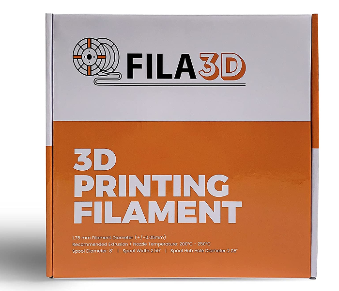 Fila3D 1.75mm PETG 1Kg 3D Printer Filament - Silver - Zoom Image 3