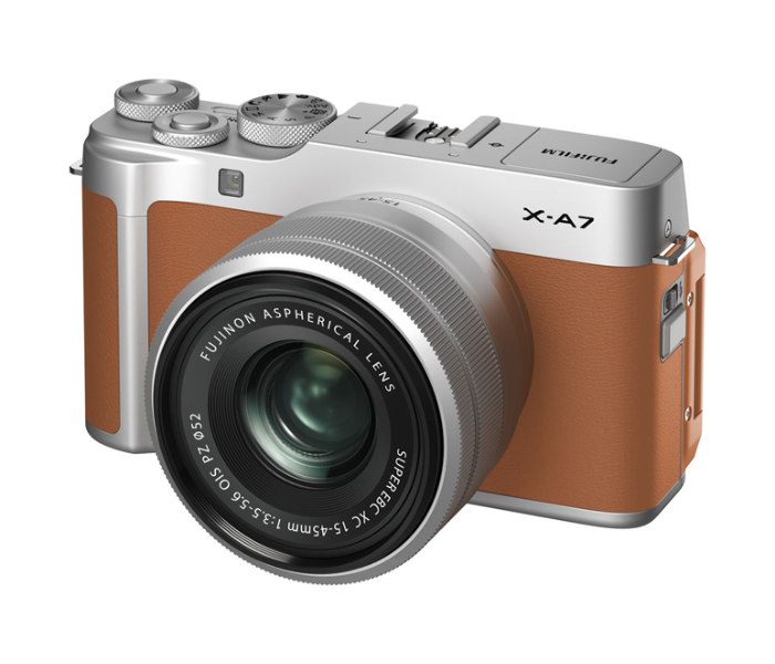 Fujifilm X-A7 Mirrorless Digital Camera with 15-45mm Lens - Caramel - Zoom Image