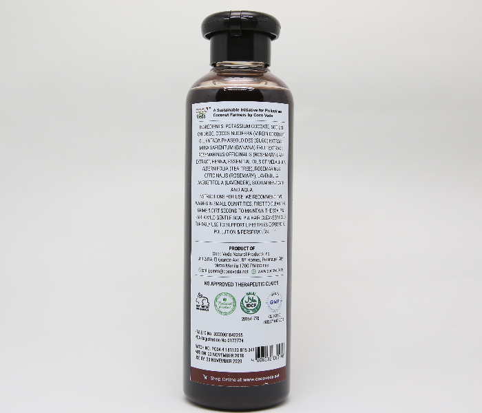 Coco Veda 250 ml Dark Herbal Virgin Coconut Shampoo - Zoom Image 2