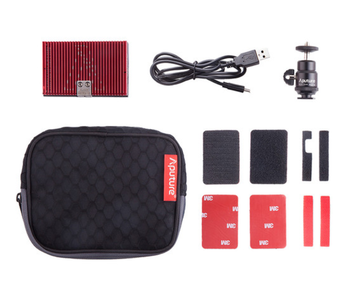 Aputure Amaran AL-MX Bicolor LED Mini Light - Black & Red - Zoom Image 5