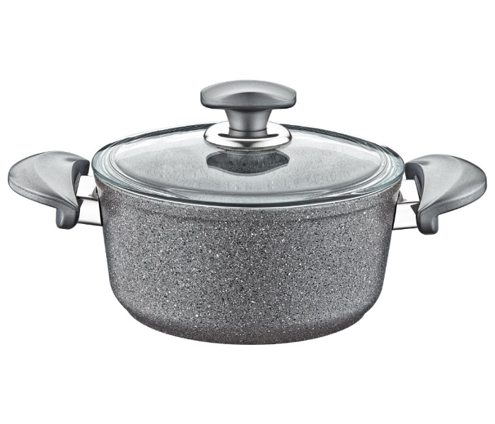 OMS Collection 20Cm Non-Stick Granitec Casserole - Grey - Zoom Image