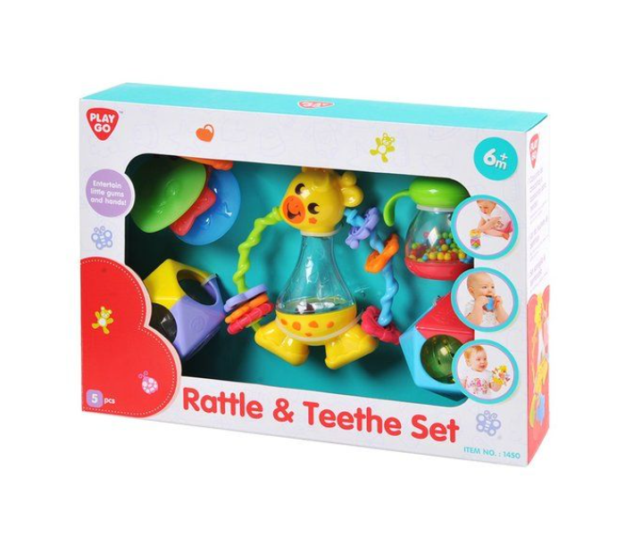 PlayGo Set of 5 Pieces Rattle and Explore Toy Set for Kids - Zoom Image 2