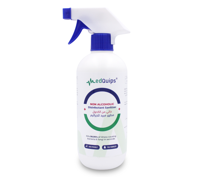 MedQuips 500ml Non Alcoholic Hand Sanitizer and Surface Disinfectant  - Zoom Image