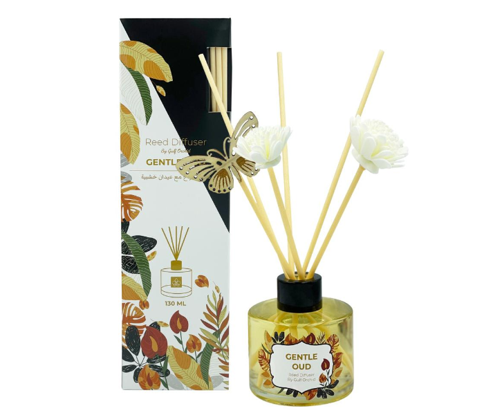 Gulf Orchid 130ml Reed Diffuser - Gentle Oud - Zoom Image