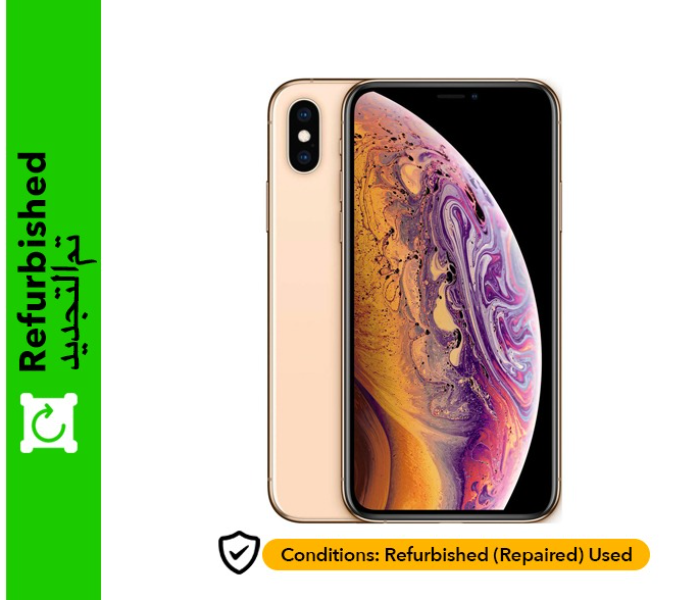 Apple iPhone XS 4GB RAM 512GB Storage 4G LTE Refurbished - Gold  - Zoom Image 1