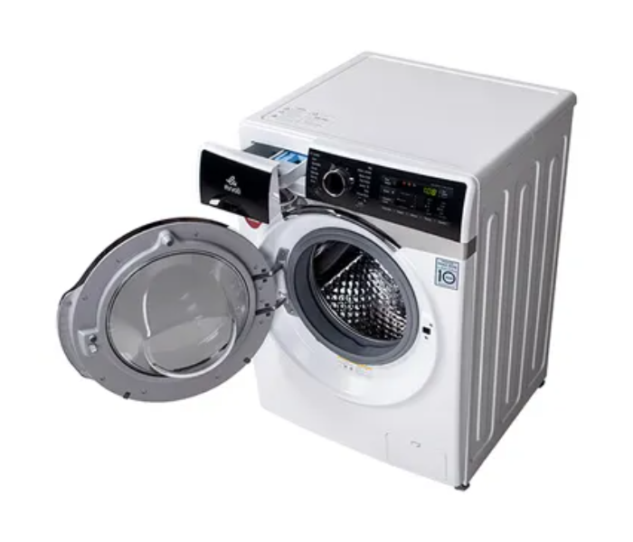 Evvoli EVWM-FDDH-914W 9 KG 1400 PRM Direct Drive Motor Washing Machine – White and Black - Zoom Image 3