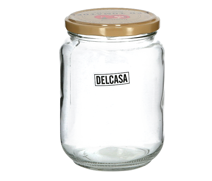 Delcasa DC1753 600ml 6 Pieces Glass Storage Jar Set - Clear - Zoom Image 3