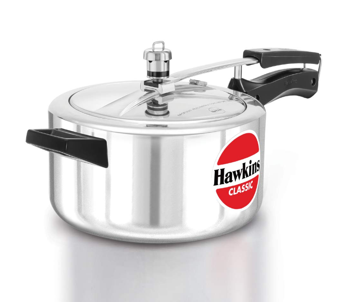 Hawkins B10W-CL-40 4 Litre Classic Pressure Cooker - Silver - Zoom Image 1