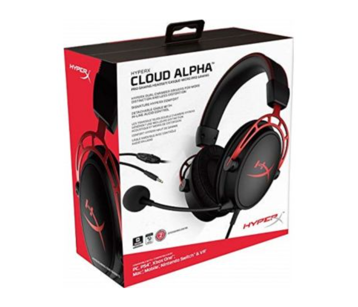 HyperX HX-HSCA-RDEE Cloud Alpha Gaming Headset - Black - Zoom Image 4