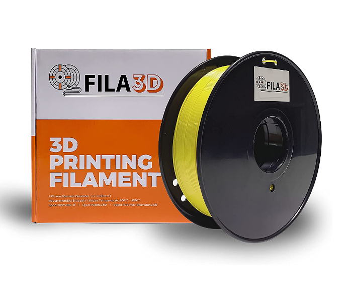 Fila3D 1.75mm PLA Plus 1Kg 3D Printer Filament - Yellow - Zoom Image 1