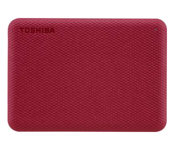 Toshiba HDTCA10ER3AA 1 TB 2.5 Inch USB 3.2 Canvio Advance External Hard Drive - Red - Zoom Image 1