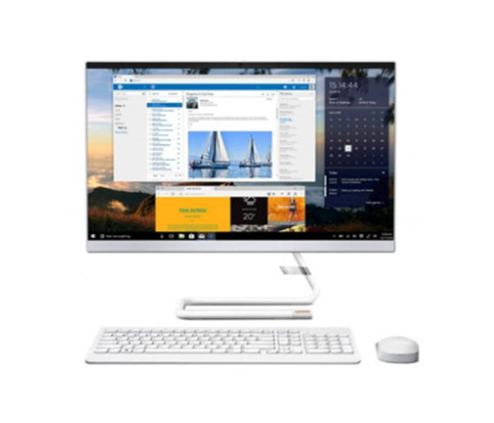 Lenovo AIO 3 24 Inch Touch Intel Core i7 10700T Processor 8GB RAM 1TB HDD 2GB Graphics DOS - White - Zoom Image 1