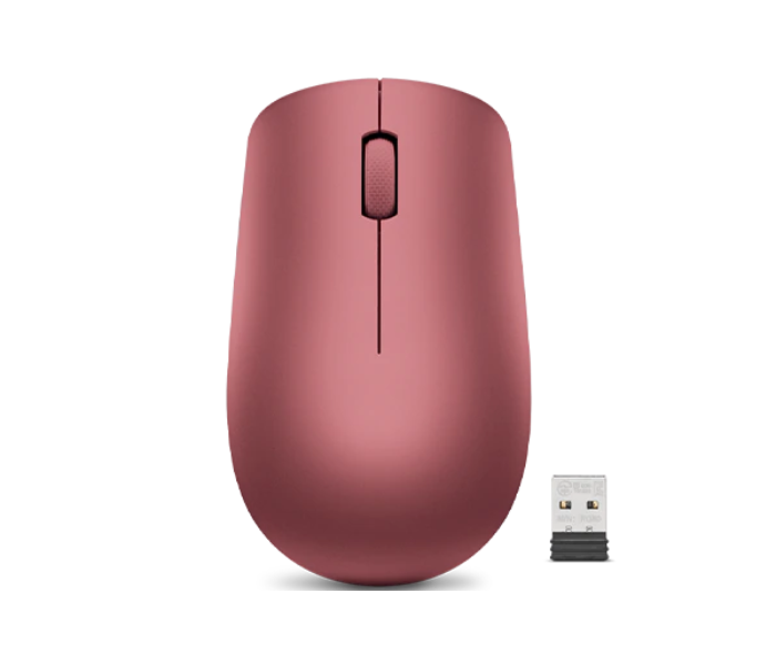 Lenovo GY50Z18990 530 Wireless Mouse - Cherry Red - Zoom Image 1