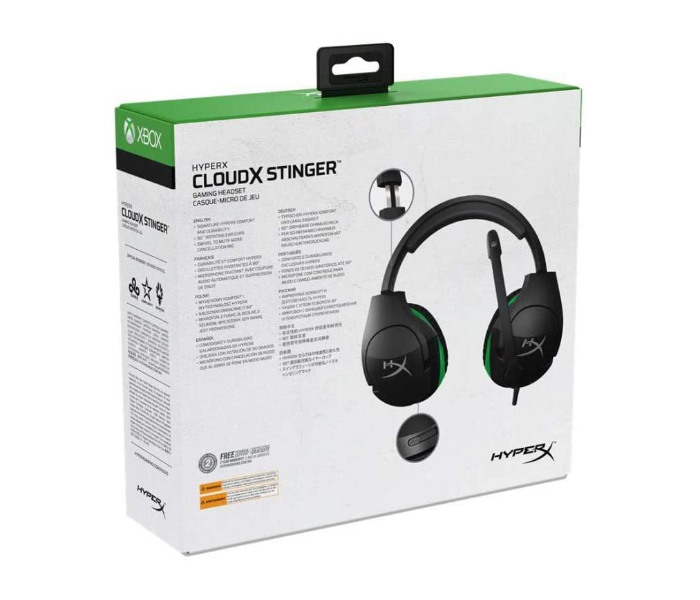 HyperX HX-HSCSX-BKWW CloudX Stinger Official Xbox Licensed Gaming Headsed - Black - Zoom Image 3