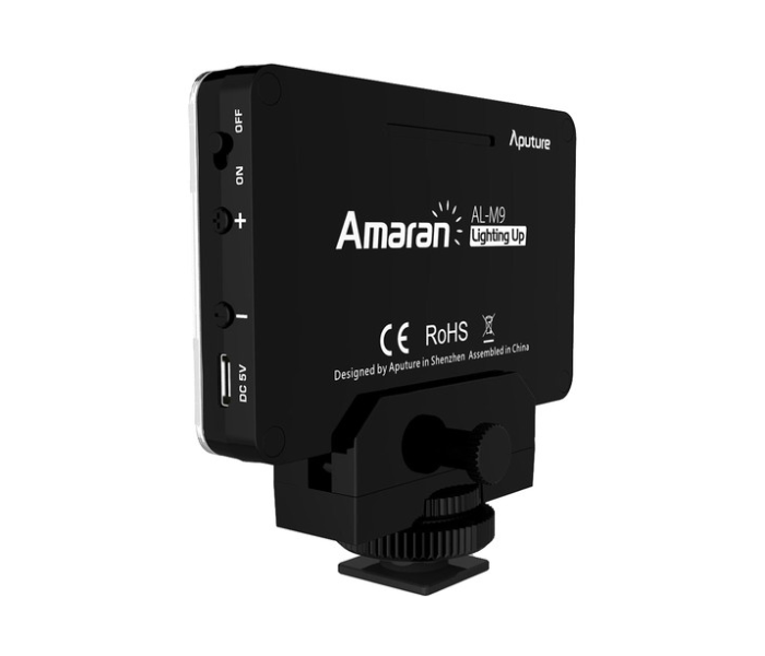 Aputure AL-M9 Amaran Pocket-Sized Daylight-Balanced LED Light - Black - Zoom Image 2