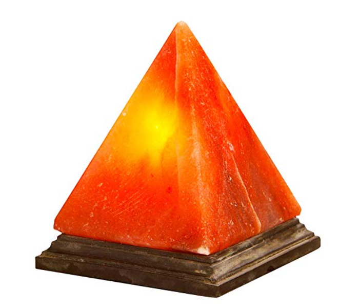 Himalayan Aura Salt Lamp Pyramid by Photon - Zoom Image