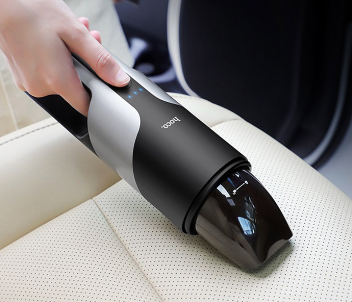 Hoco PH16 Portable Car Vacuum Cleaner - Black and Silver - Zoom Image 1