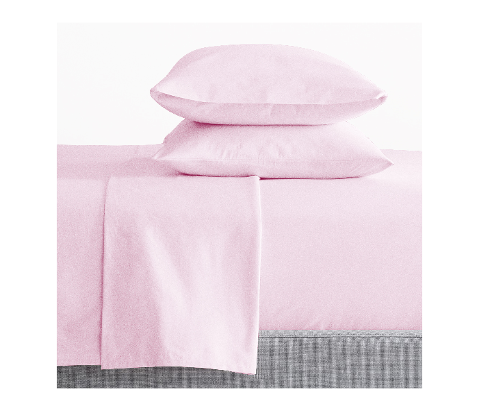 Parry Life PLBS7036P 90GSM Micro Fiber Machine Washable Single Flat Sheet - Pink - Zoom Image 4