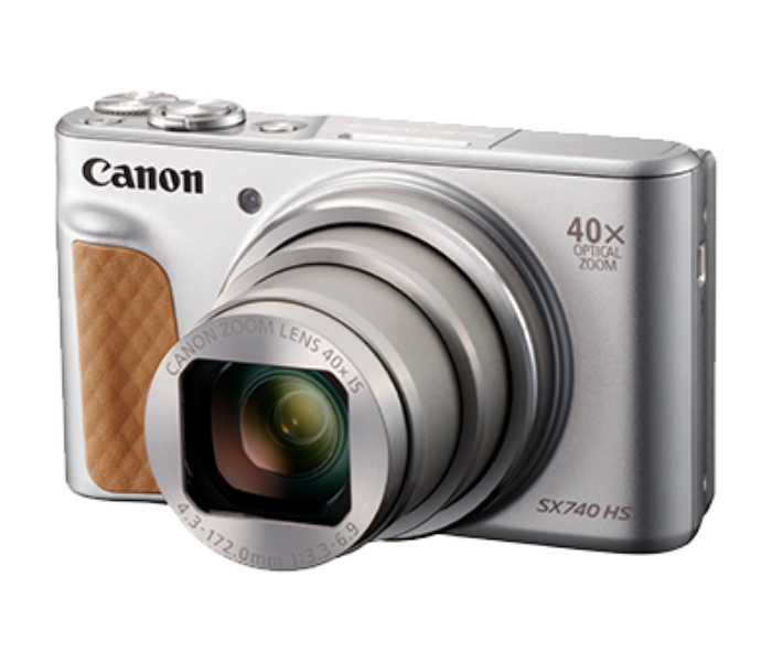 Canon PowerShot SX740 HS Digital Camera - Silver - Zoom Image 1