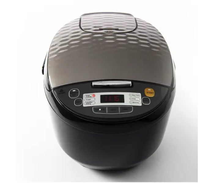 Evvoli EVKA-RC5006B 5 Litter 860W 7 programmed Function Digital LED Touch Button Rice Cooker with Steamer - Black - Zoom Image 4