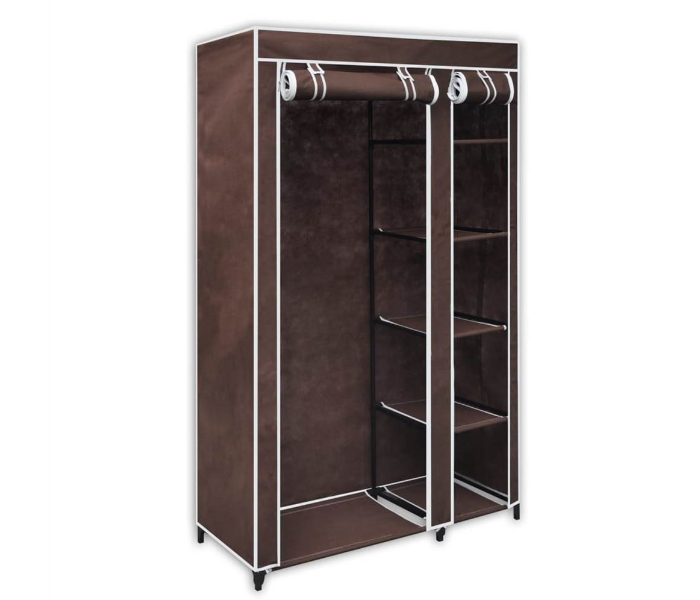 In-House Non-woven Fabric Portable Clothes Closet WRD-2824- Brown - Zoom Image 1