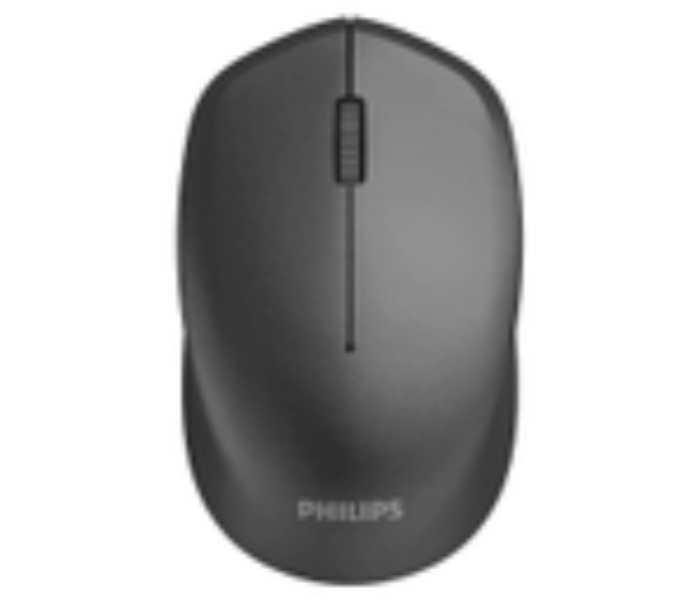 Philips M344 3 Buttons Wireless Mouse - Black - Zoom Image 1