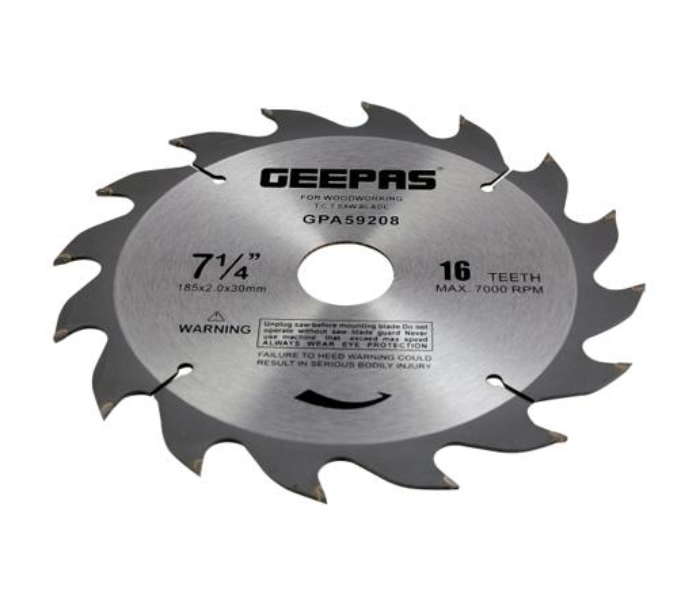 Geepas GPA59208 Circular Saw Blades - Silver - Zoom Image 1