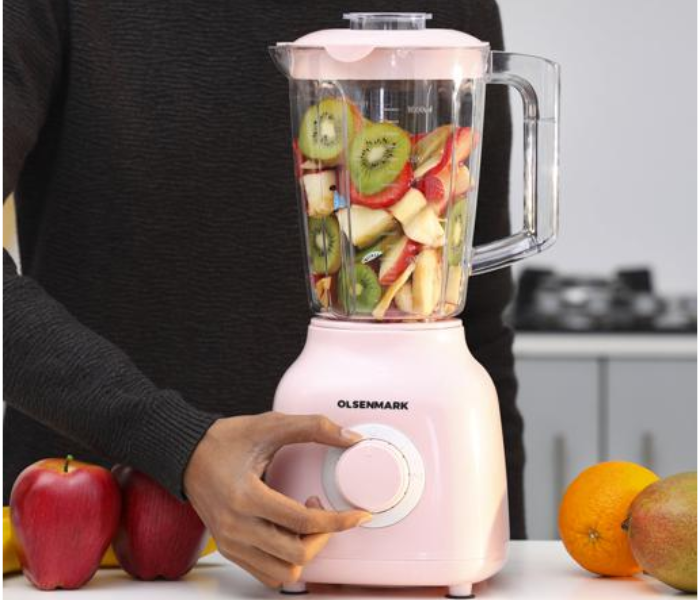 Olsenmark OMSB2414 350 Watts 2 in 1 Blender - Pink - Zoom Image 5