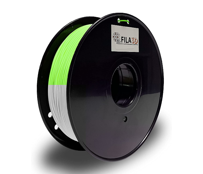 Fila3D 1.75 mm Glow-In-Dark PLA 1Kg 3D Printer Filament - Green  - Zoom Image 2