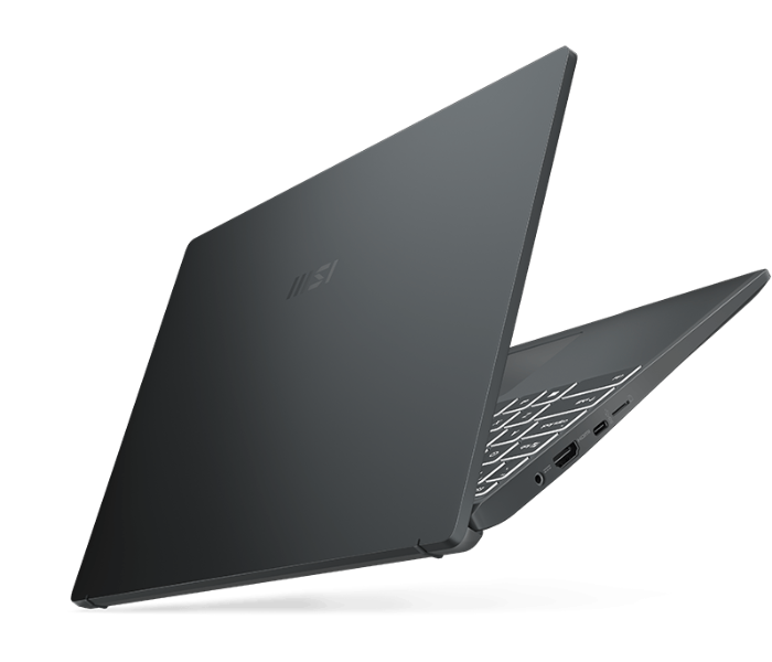 MSI Modern 14 B4MW 14-Inch Display AMD Ryzen 3 4300U Processor 4GB RAM 256GB Storage AMD Radeon Graphics - Carbon Gray - Zoom Image 4