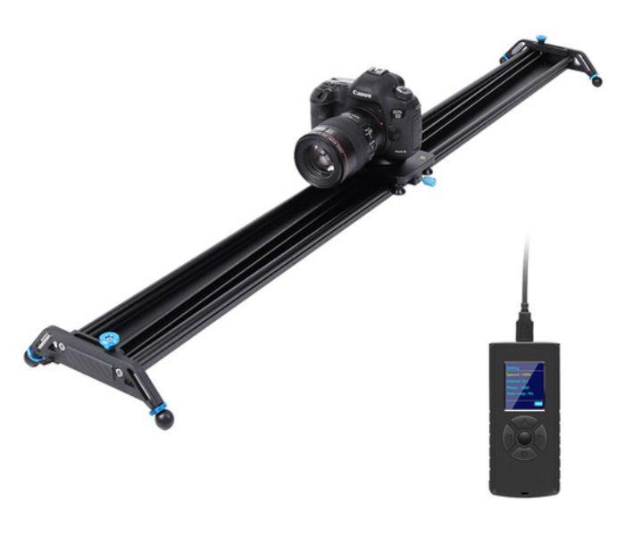 GVM GT-J120D Professional Alluminium Alloy Motorized Camera Slider 48 - Black - Zoom Image 1