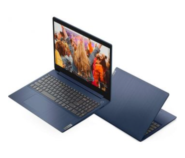 Lenovo IdeaPad 3 -81WE00P8AX 15.6 Inch FHD Intel Core i5 1035G1 Processor 16GB RAM 1TB HDD 128GB SSD 2GB NVIDIA Graphics MX330 Windows 10 Home English-Arabic Keyboard - Blue - Zoom Image 1