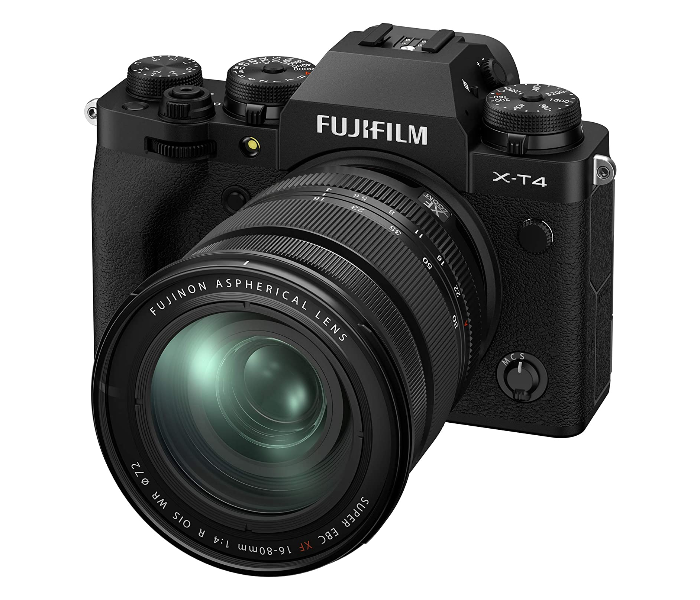 Fujifilm X-T4 Mirrorless Digital Camera Body with 16-80mm Lens - Black - Zoom Image 7