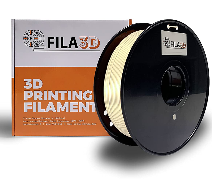 Fila3D 1.75mm PETG 1Kg 3D Printer Filament - Natural - Zoom Image 1