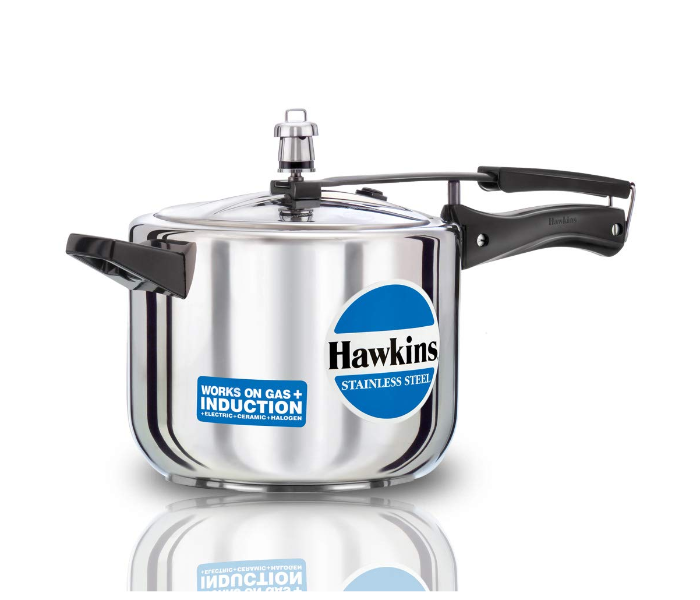 Hawkins HSS50 5 Litre Stainless Steel Pressure Cooker - Silver - Zoom Image 1