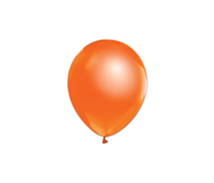 Rota Party Pack of 50 Piece 12 inch Metallic Latex Balloon - Orange - Zoom Image