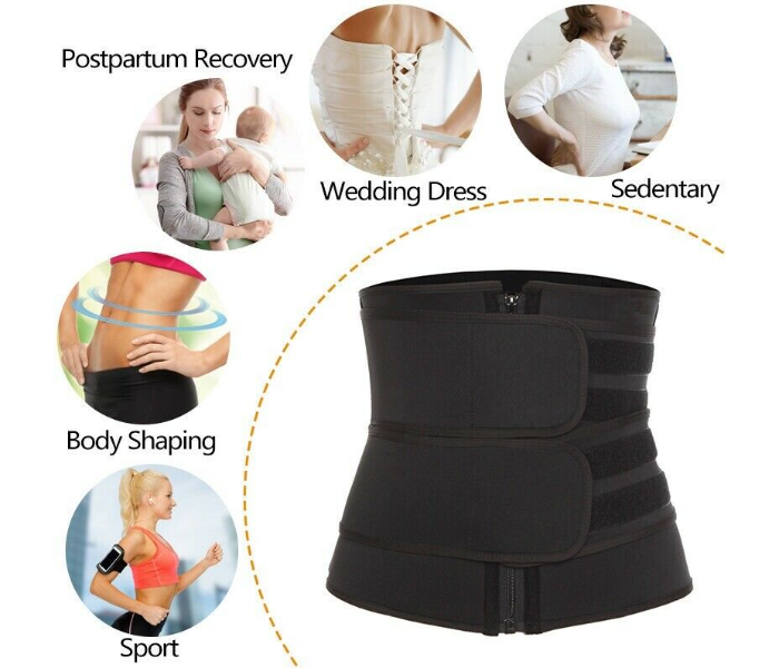 Fat Burning Body shaping Belt XXL- Black - Zoom Image 5