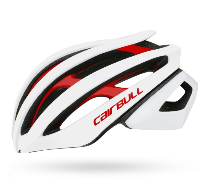 Original Cairbull Cycling Helmet SLK20 Medium 54cm with Extra Protective Padding Ventilation  - White and Red - Zoom Image 2