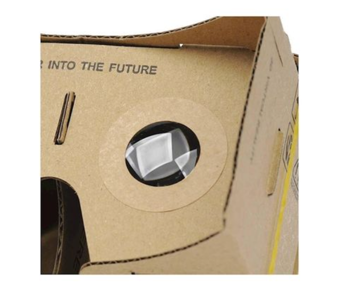 Cardboard VR Box Headset - Brown - Zoom Image 4