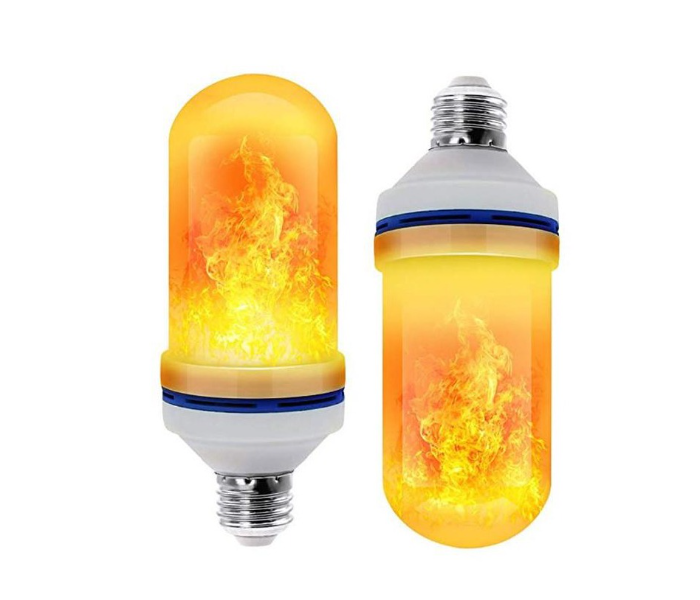 Gg LED Flame Bulb E27 3 Working Modes 2200K Warm Color - Yellow - Zoom Image 1