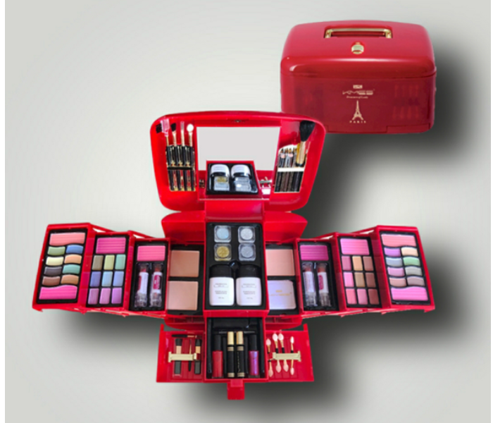 KMES High Quality Colorful Cosmetic Makeup Kit Sets - Red - Zoom Image 1