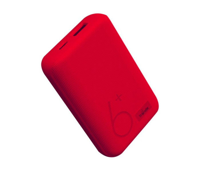 Trands TR-PB559-RD 6000mAh Portable Power Bank - Red - Zoom Image