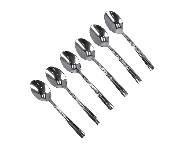 Delcasa DC1945 6 Pieces Stainless Steel Table Spoon  - Silver - Zoom Image 3