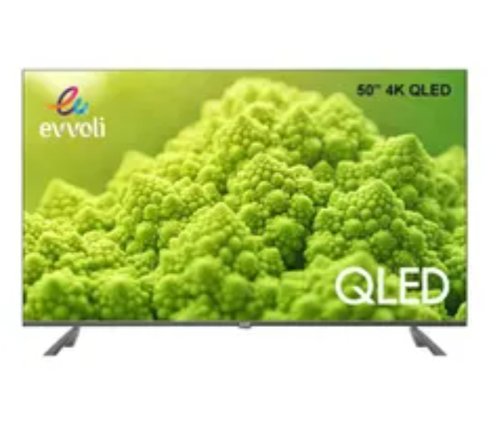 Evvoli 50EV250QA 50 inch 4K QLED Android Framless Smart TV - Black - Zoom Image 1