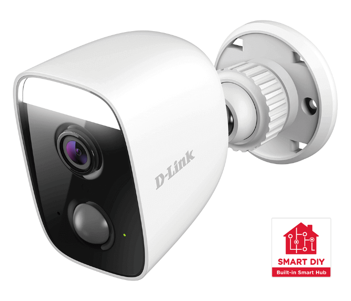 D-link DCS-8630LH mydlink Full HD Outdoor Wi-Fi Spotlight Camera with Built-in Smart Home Hub - White - Zoom Image 1