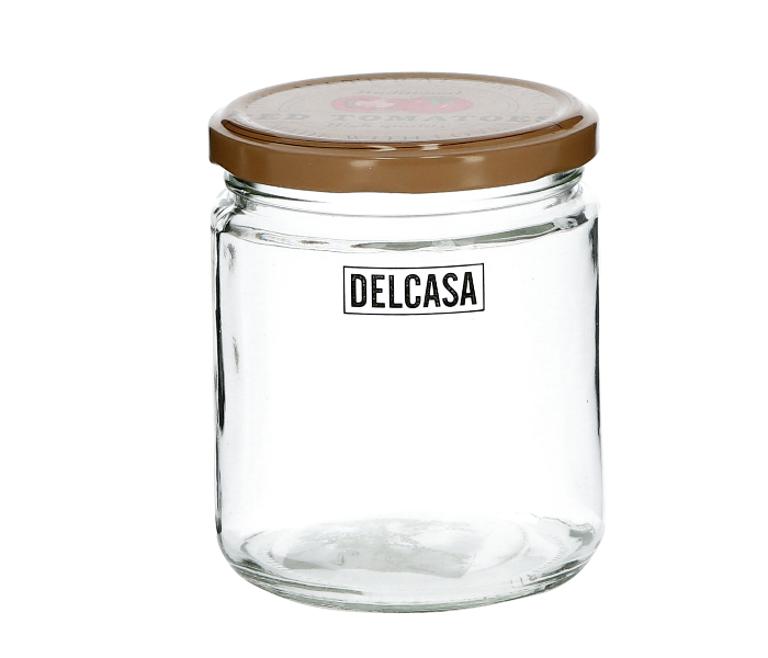 Delcasa DC1752 400ml 6 Pieces Glass Storage Jar Set - Clear - Zoom Image 2