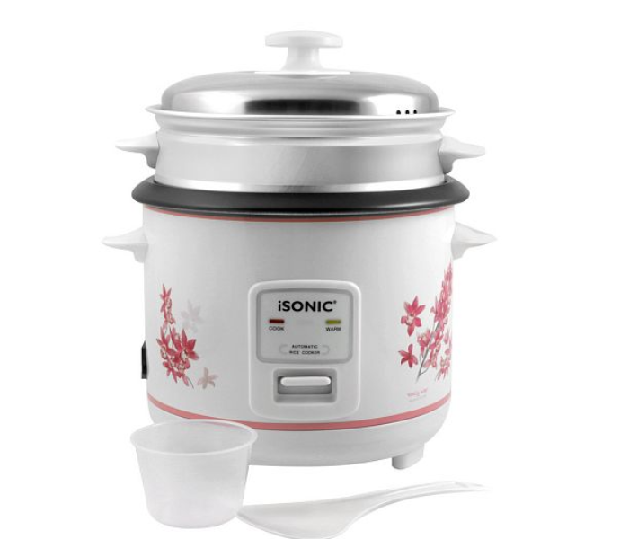 iSONIC iRC 757 1L Automatic 3 in1 Rice Cooker - White - Zoom Image 1