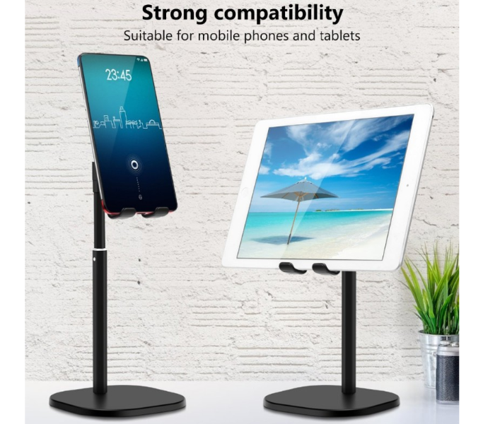 Trands TR-ST714 11 Inches 360 Degree Smartphones and Tablets Stand - Black - Zoom Image 2