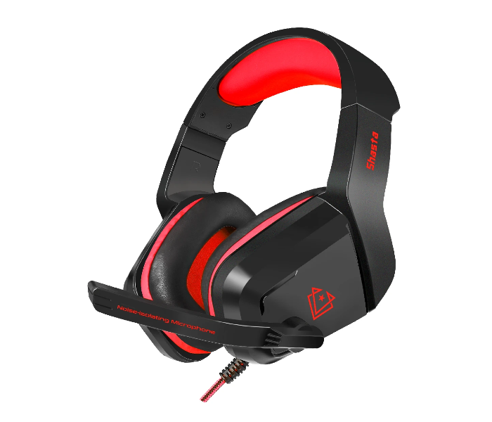 Vertux SHASTA Ambient Noise-Isolation Over-Ear Gaming Headset - Red - Zoom Image 1